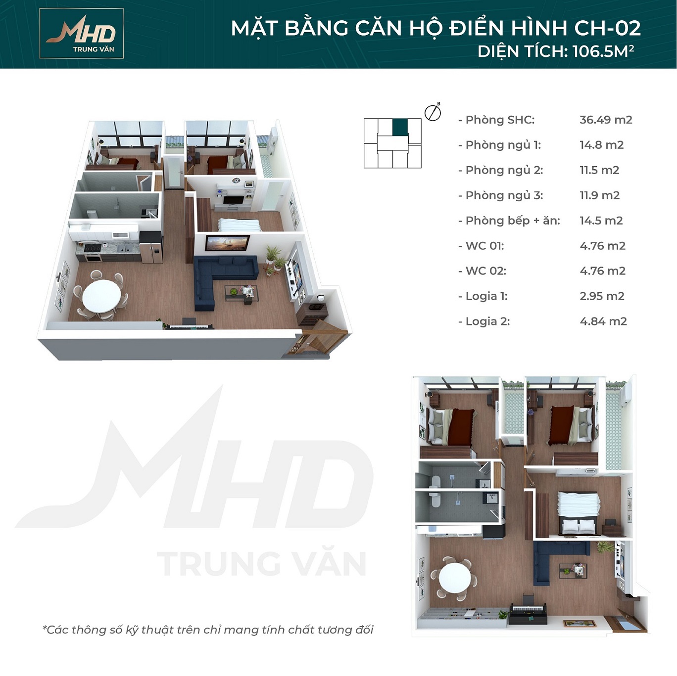 Căn hộ chung cư MHD Trung Văn