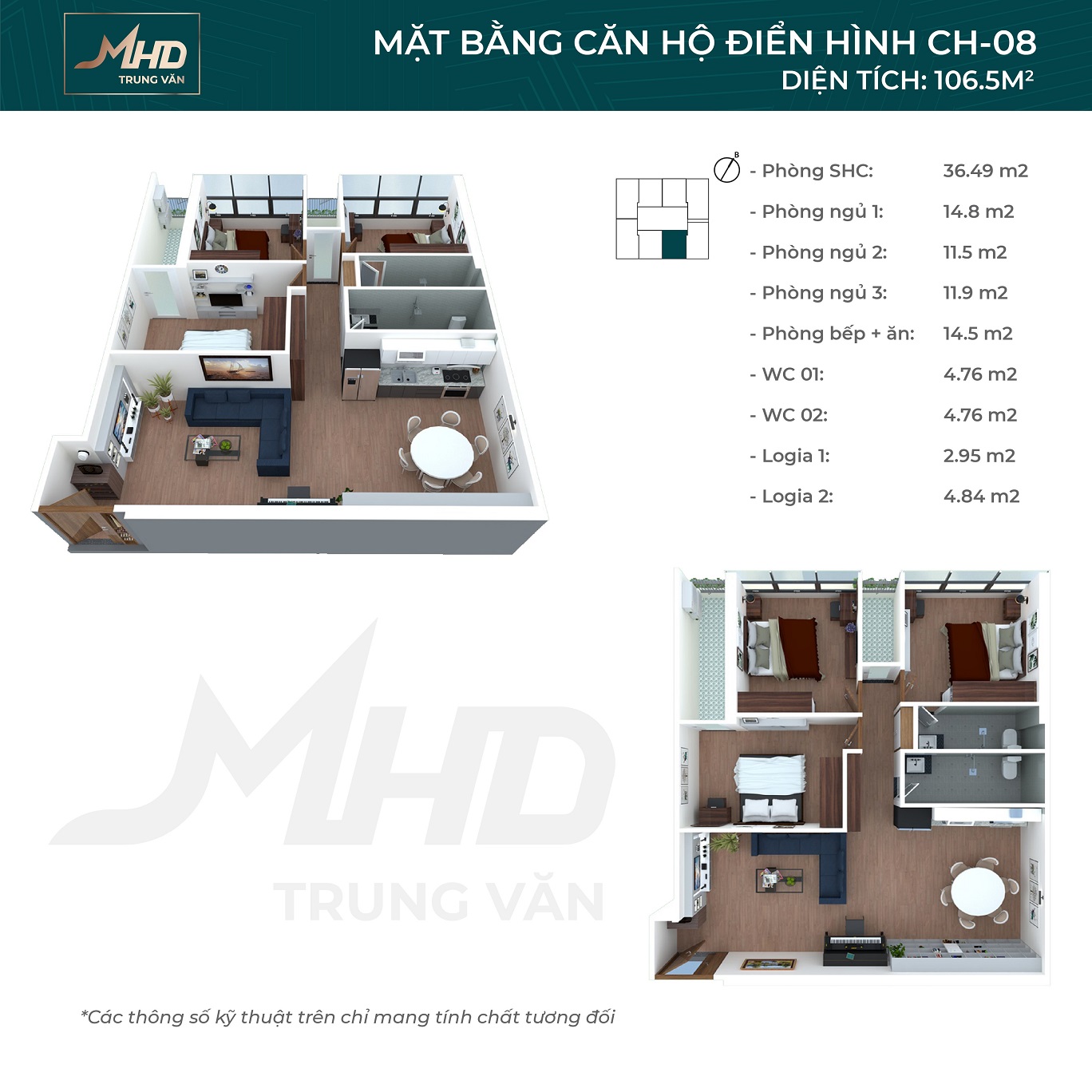 Căn hộ chung cư MHD Trung Văn