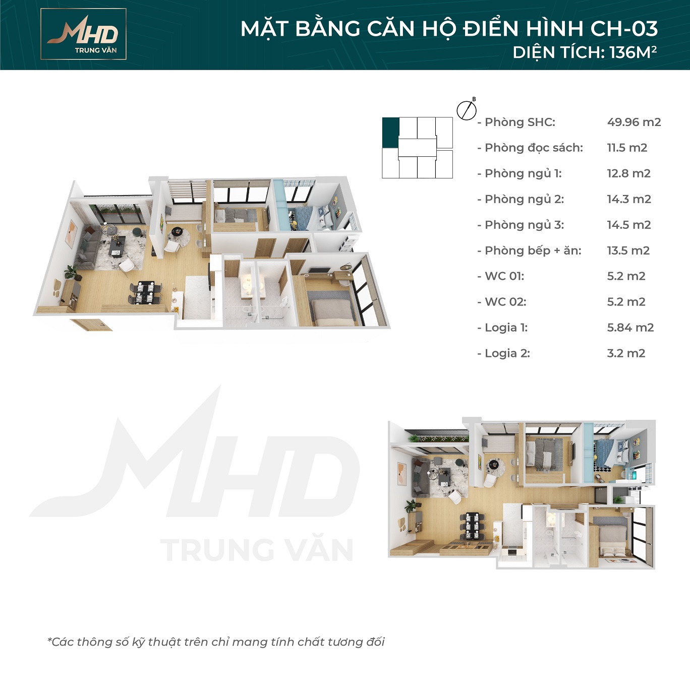 Căn hộ chung cư MHD Trung Văn