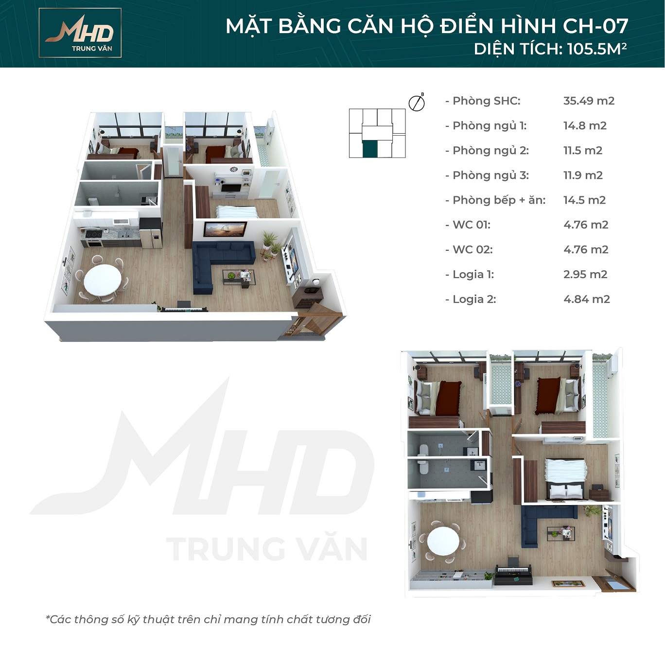 Căn hộ chung cư MHD Trung Văn