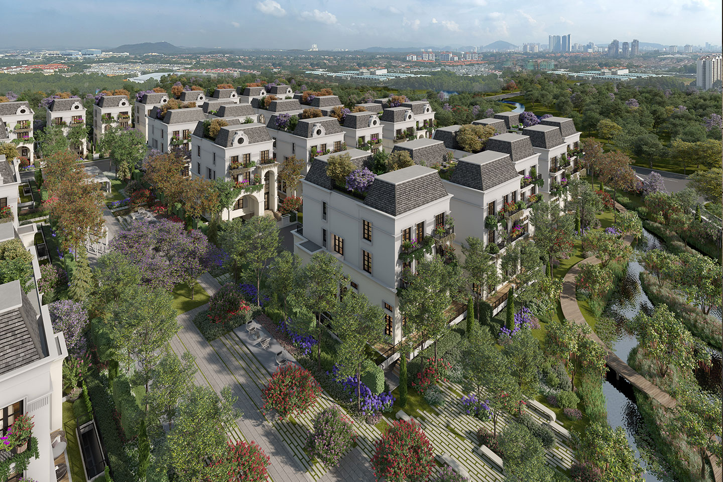 Tiện ích biệt thự Le Jardin Garden Villas - Dự án ParkCity Hà Nội