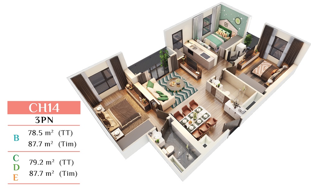 Phân khu The Sakura Vinhomes Smart City