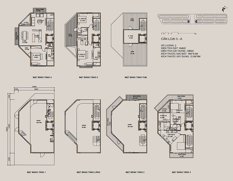 Shophouse 88 Central - Dự án Hà Nội Garden City