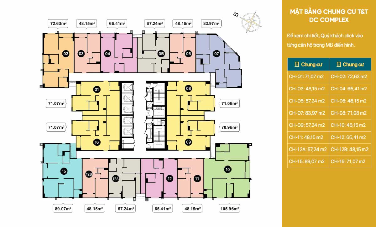 T&T DC Complex - Căn hộ chung cư 120 Định Công